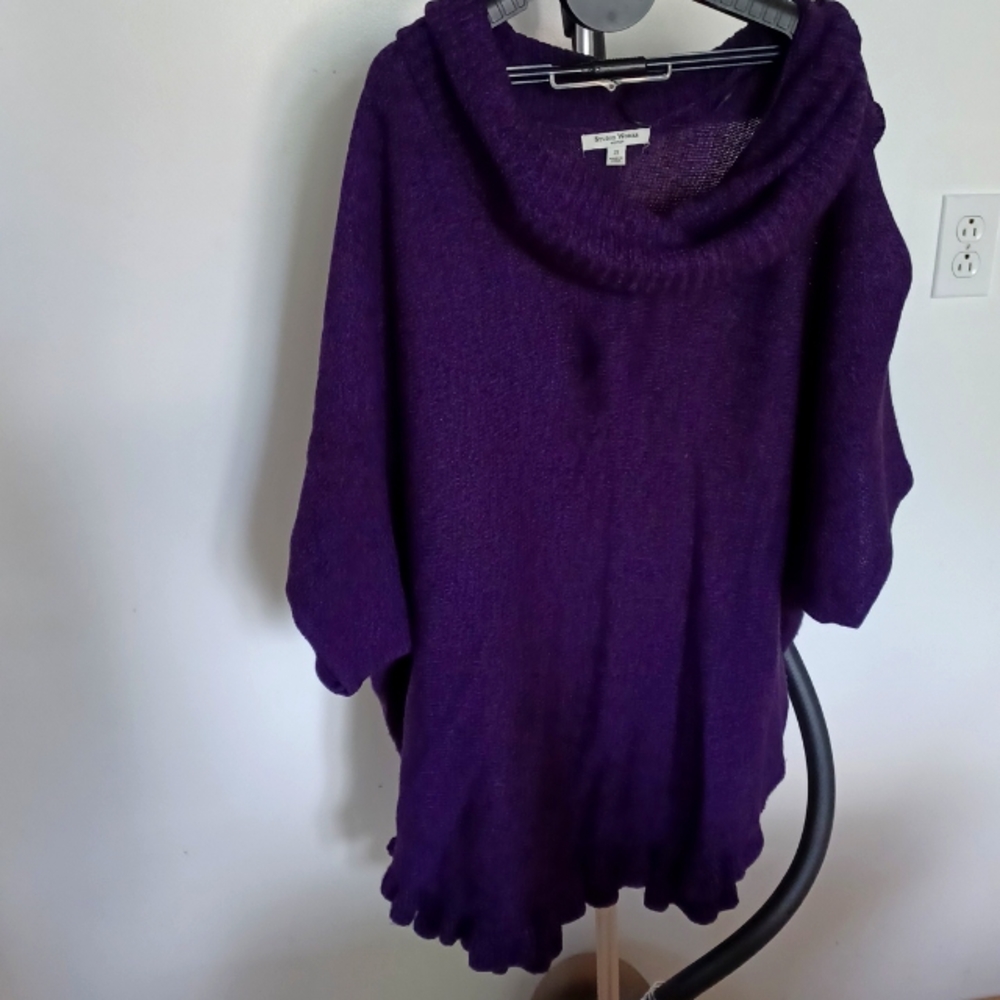 Poncho like sweater